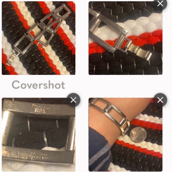 925 Large Link Bracelet Mexico 7”L - Picture 1 of 6